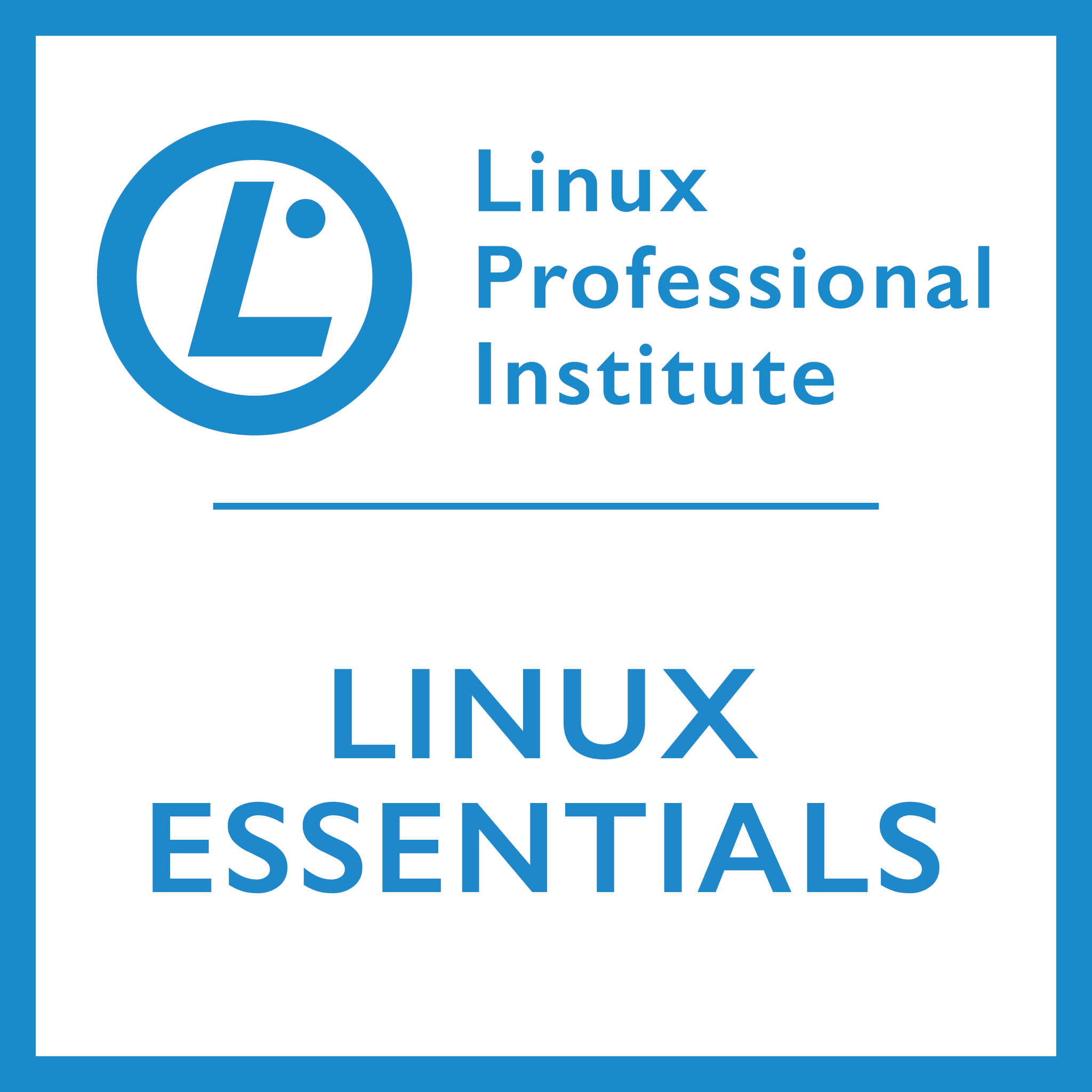 Linux Essentials Linux Essentials badge
